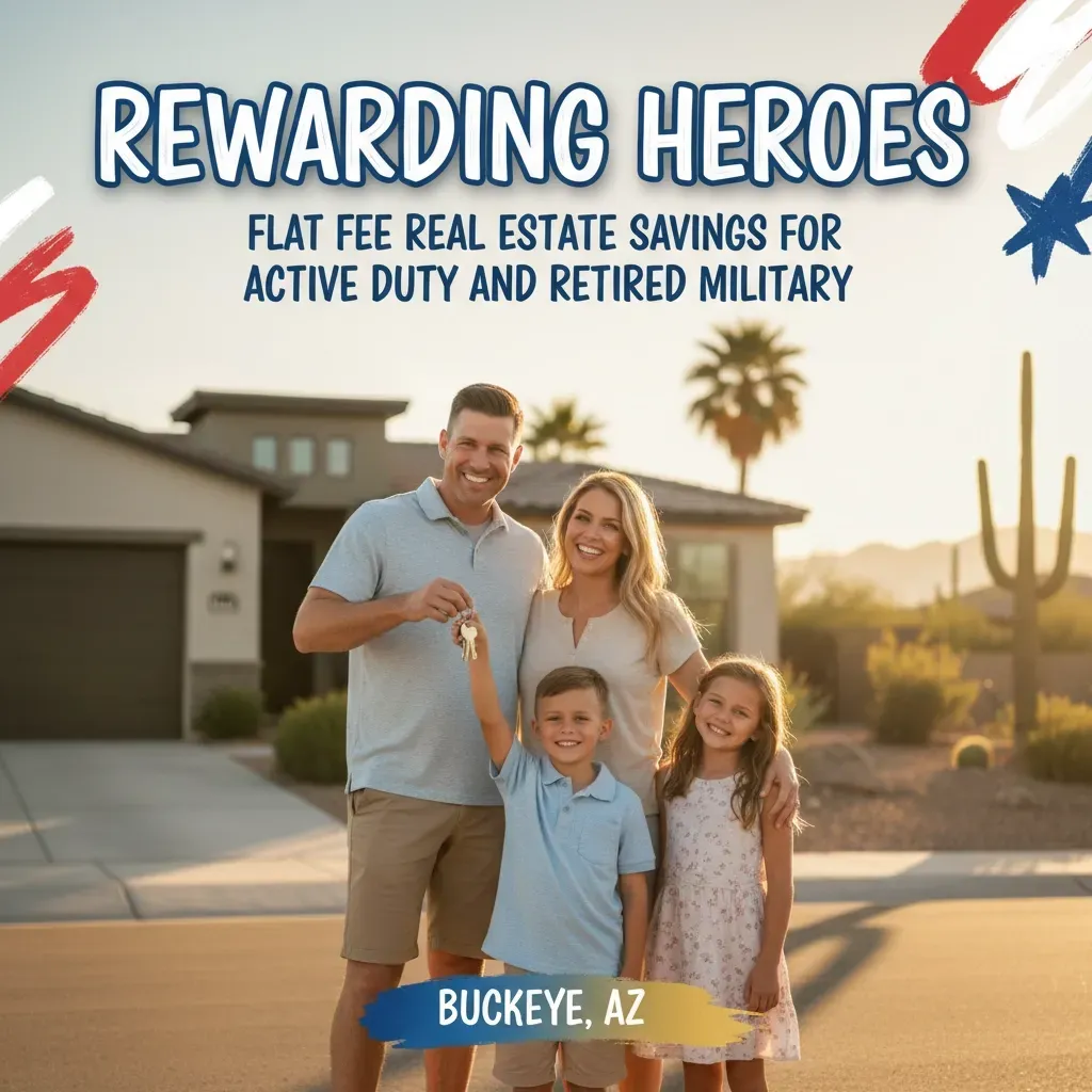 Rewarding Heroes: Flat Fee Real Estate Savings for Active Duty and Retired Military in Buckeye, AZ