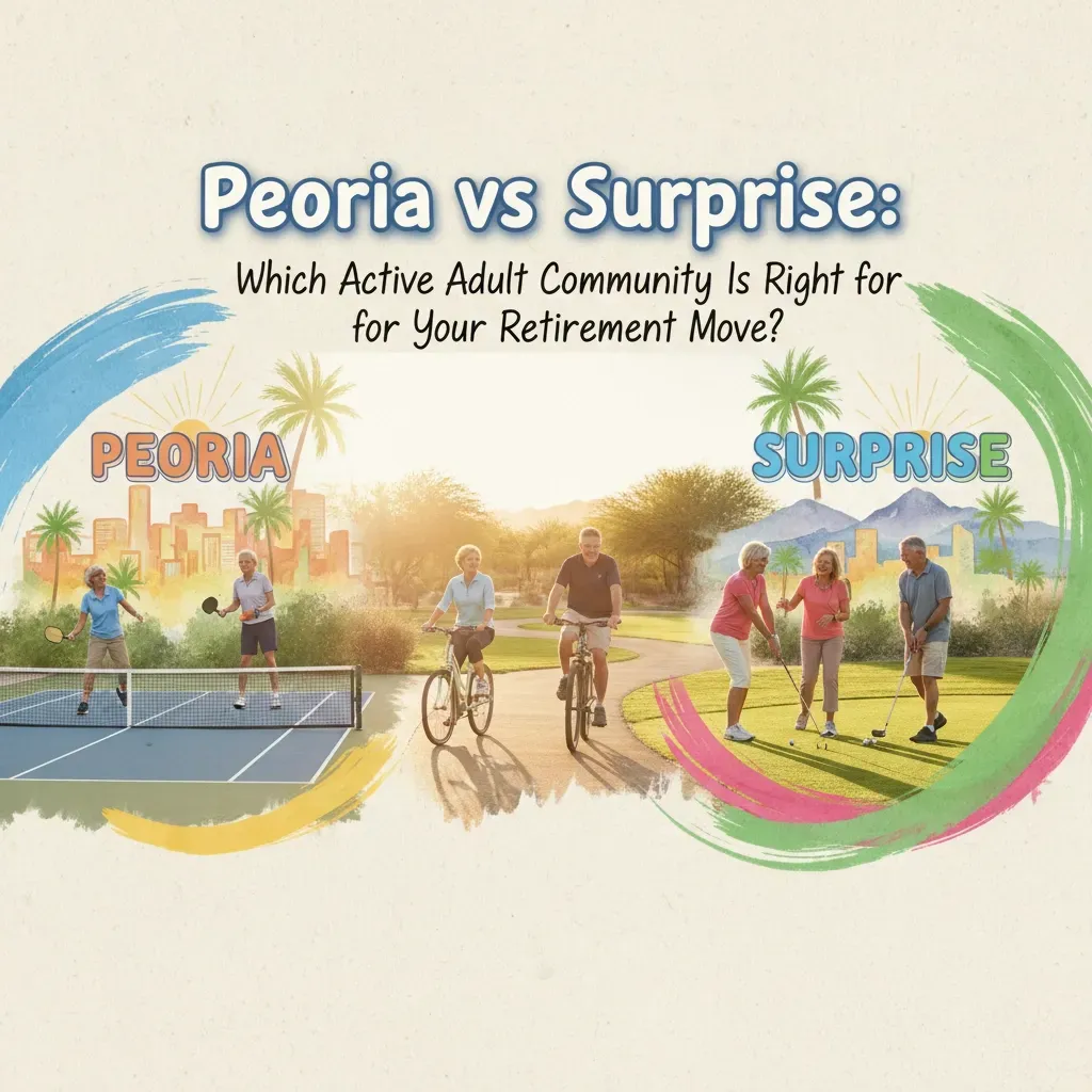 Peoria vs Surprise: Which Active Adult Community Is Right for Your Retirement Move?