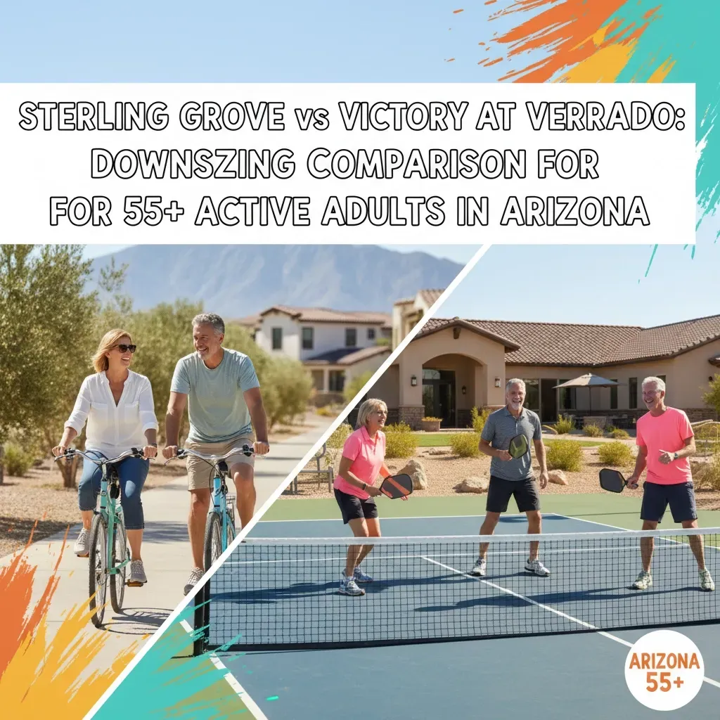 Sterling Grove vs Victory at Verrado: Downsizing Comparison for 55+ Active Adults in Arizona