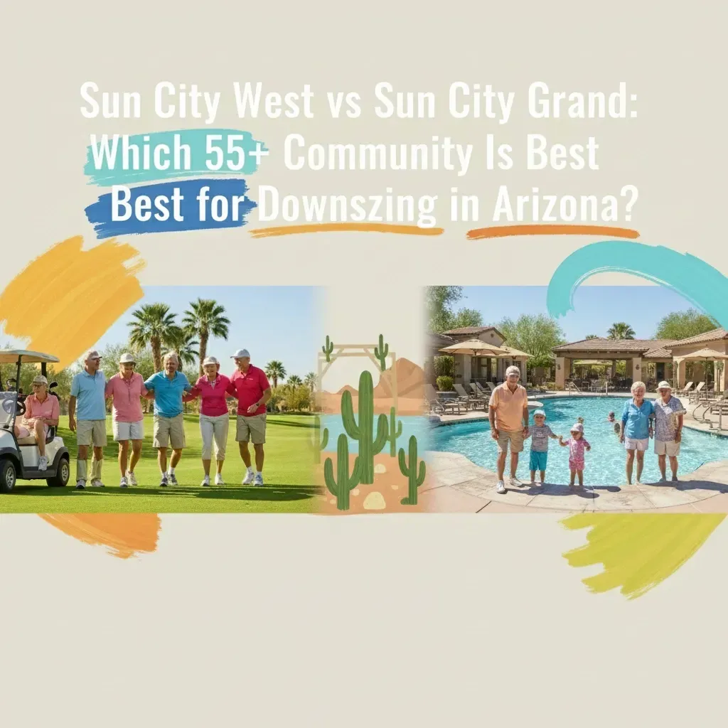 Sun City West vs Sun City Grand: Which 55+ Community Is Best for Downsizing in Arizona?