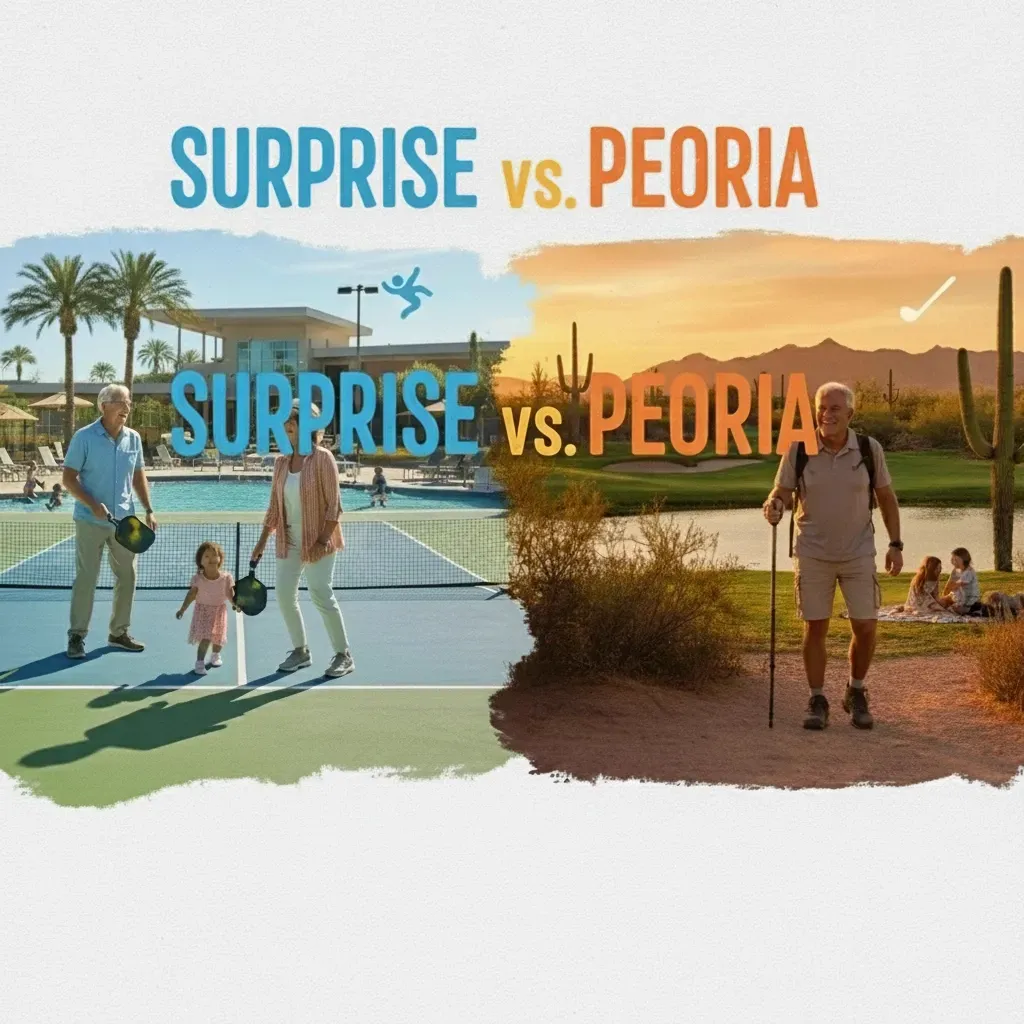 Surprise vs Peoria: Retiree Relocation Showdown – Best Place to Enjoy Arizona?