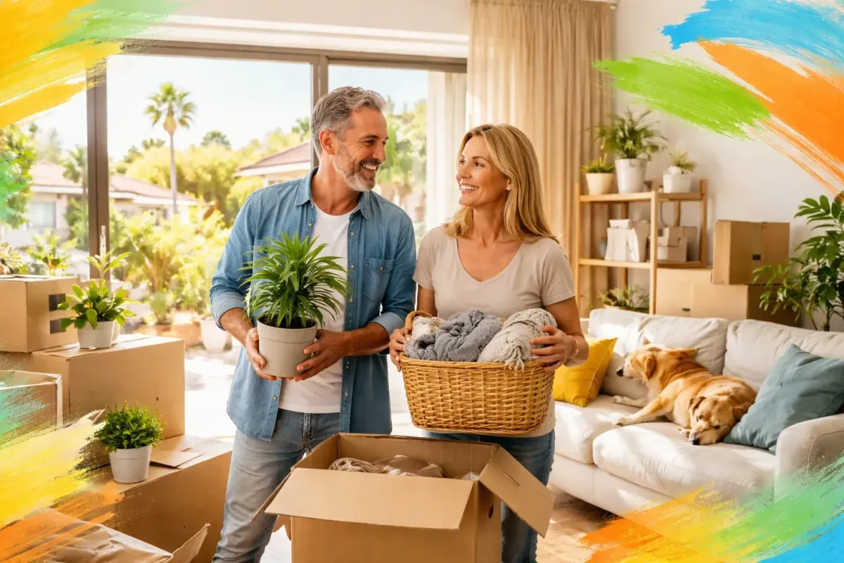 Phoenix homeowners discussing downsizing options and equity growth with a Clearly Sold real estate expert