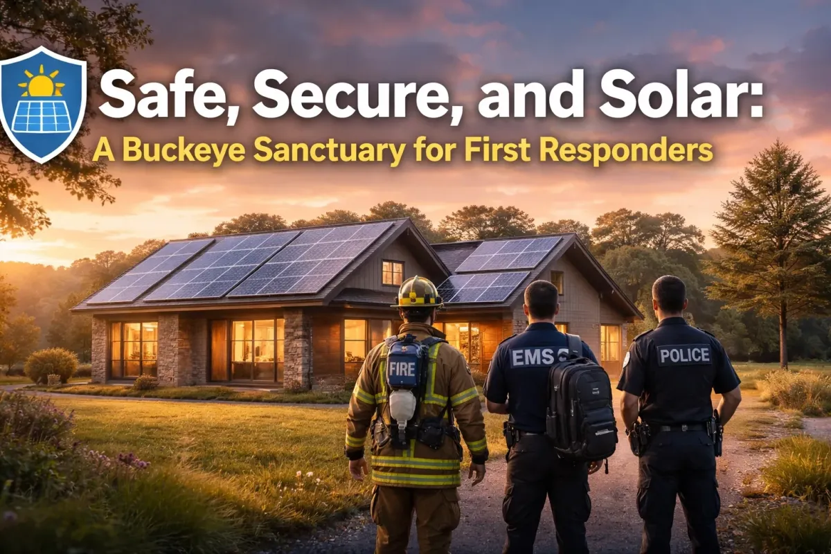 Spacious Buckeye home on a corner lot with solar panels, ideal for first responders looking for a secure and energy-efficient residence.