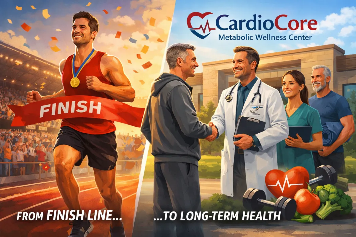 From Finish Line to Front Line: The Hidden Cardiometabolic Risks After Elite Training Ends