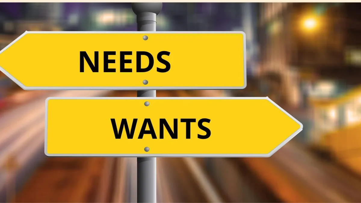 needs and wants