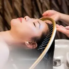 Relaxing Nourishing Head Spa session supporting stress relief
