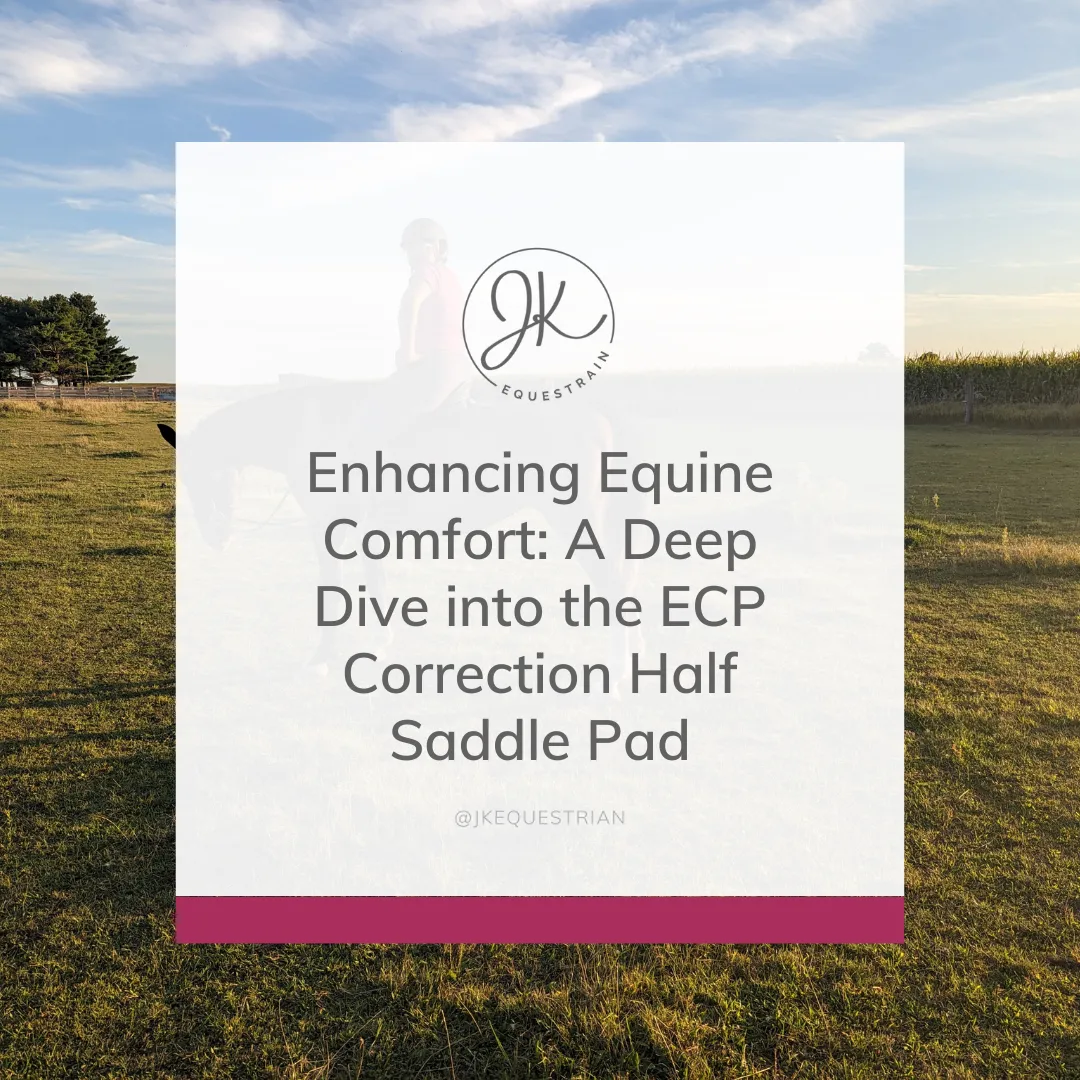 Enhancing Equine Comfort: A Deep Dive into the ECP Equine Comfort Products Correction Half Saddle Pad