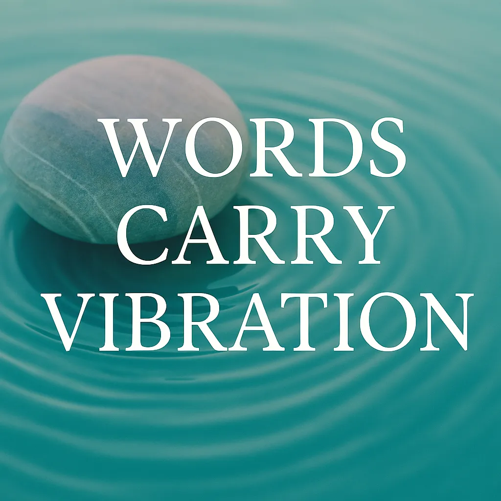 Words Are Vibration: Why Conscious Language Matters in Sound Healing