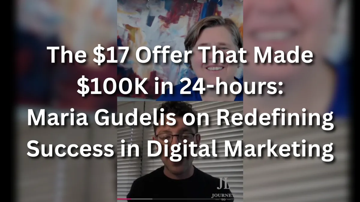 Maria Gudelis made headlines by generating $100,000 in just 25 hours through a $17 digital product