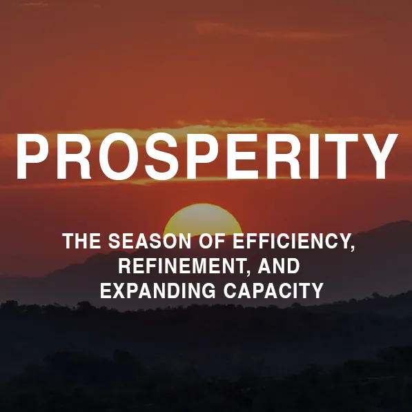 Step 4: Prosperity The Season of Efficiency, Refinement, and Expanding Capacity