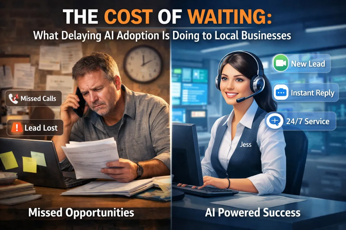 The Cost of Waiting: What Delaying AI Adoption Is Doing to Local Businesses