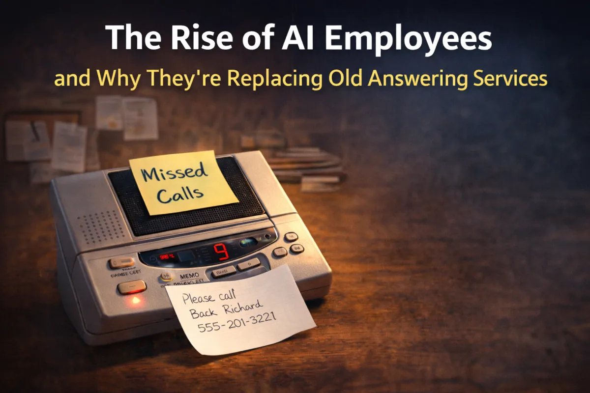 The Rise of AI Employees and Why They’re Replacing Old Answering Services