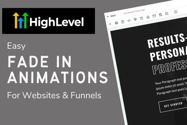 Thumbnail for blog article on adding animations to websites, featuring modern web design graphics and animation symbols.