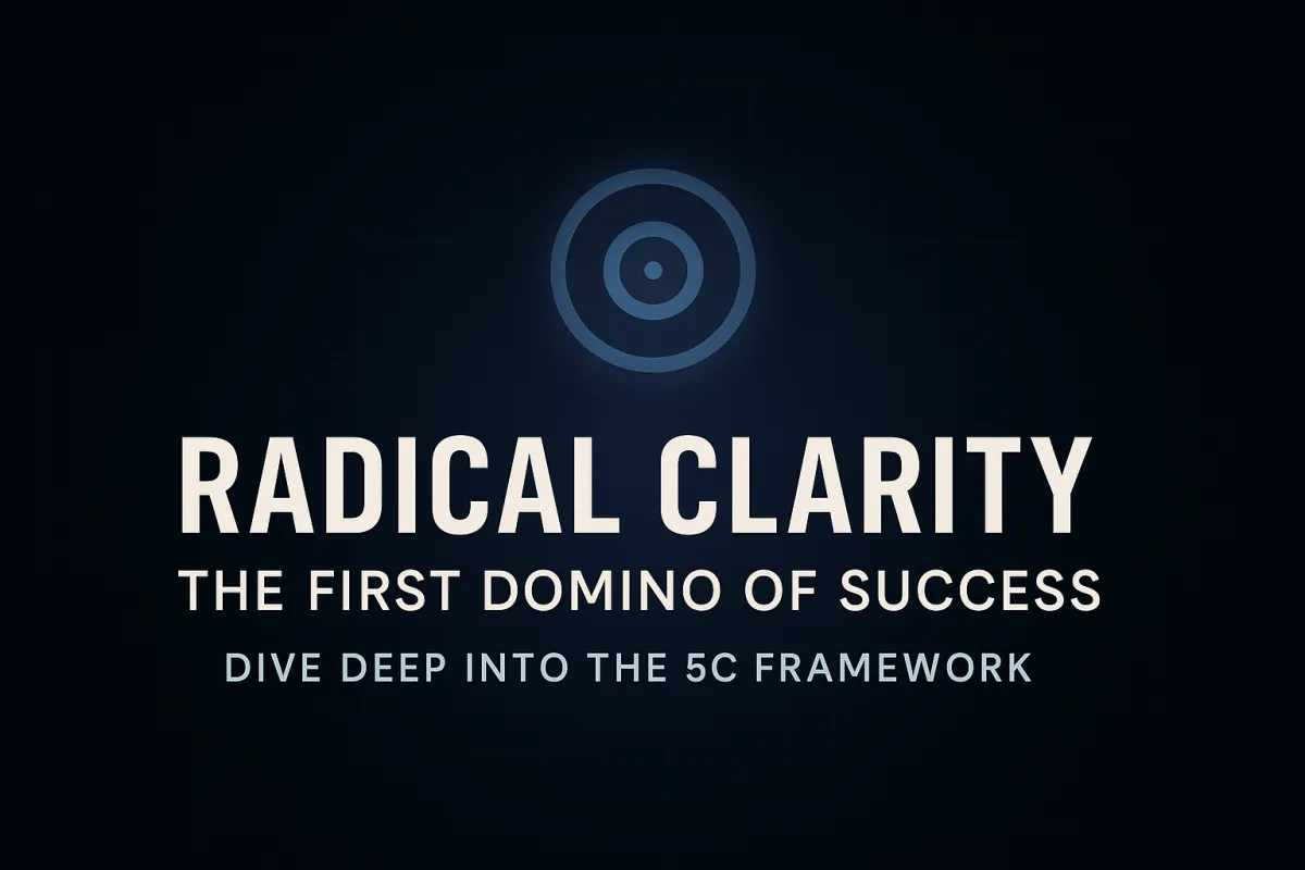 Clarity: The First Domino of the 5Cs (And Why You Can’t Afford to Skip It)