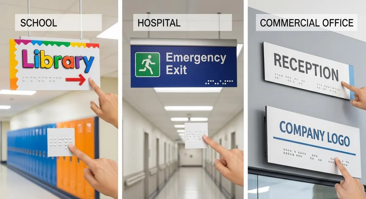 Best ADA-Compliant Wayfinding Graphics for Schools, Hospitals, and Commercial Offices
