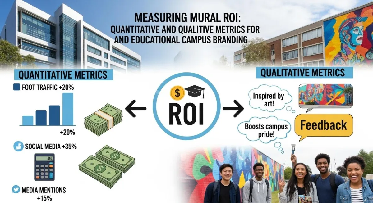 Measuring Mural ROI: Quantitative and Qualitative Metrics for Corporate and Educational Campus Branding