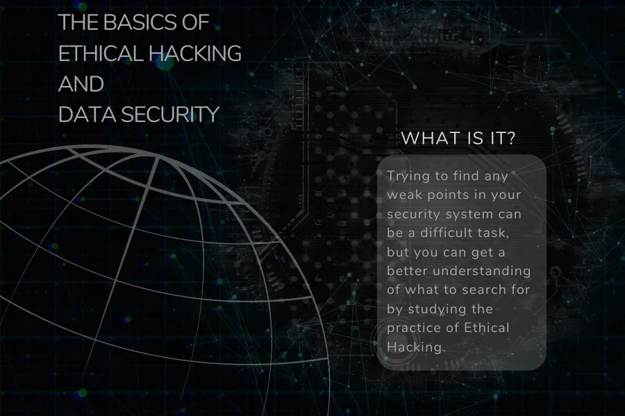 An infographic showing the title and description of the post.