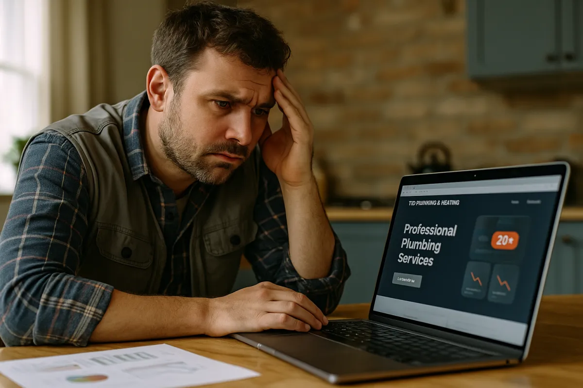 The Website Mistake Costing Trades Thousands Every Month