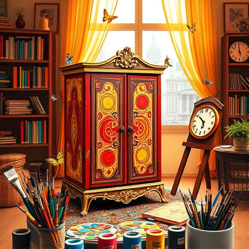 A captivating OpArt style blog cover image focused on "Best cabinet suppliers Hiram, Georgia," featuring an intricate, swirling cabinet design at its center, emphasizing depth and movement to highlight quality craftsmanship. Surrounding the cabinet are abstract geometric shapes resembling woodworking tools like chisels, saws, and clamps, intricately integrated into the cabinet's pattern to depict the artisanal process. The color palette includes warm browns, soft greens, and creamy ivories, contrasted with sharp black and white elements, creating a professional yet inviting atmosphere. Playful details like miniature cabinet knobs resembling whimsical eyes and tiny smiling drawers add charm, reflecting the character of Hiram's local suppliers. The background mirrors the serene ambiance of a woodworking shop, featuring layered OpArt stripes that evoke the motion of wood grain, enhancing the organic feel. Overall, the image blends professionalism with whimsy, drawing viewers in with its engaging patterns and warm colors, inviting exploration of local cabinet craftsmanship.