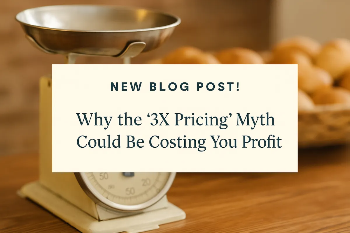 Scale to weigh food to help with portions and pricing