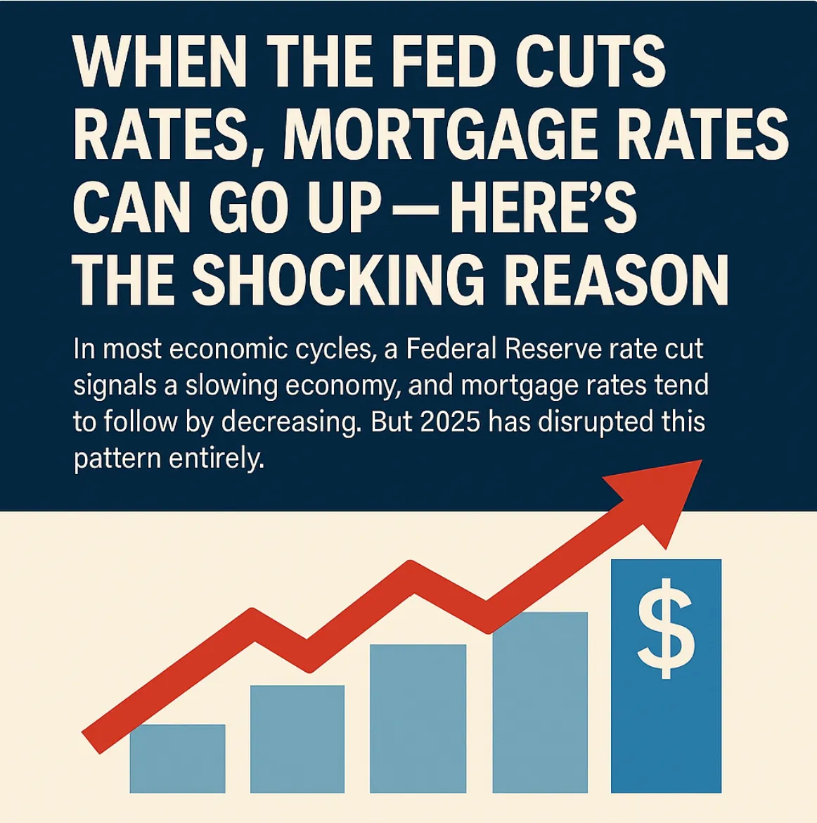 When the Fed Cuts Rates, Mortgage Rates Can Go Up—Here’s the Shocking Reason