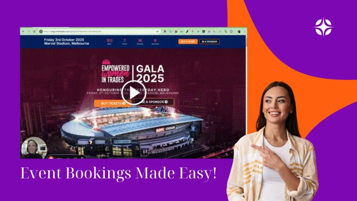 Build a conference booking system 
you can use for years