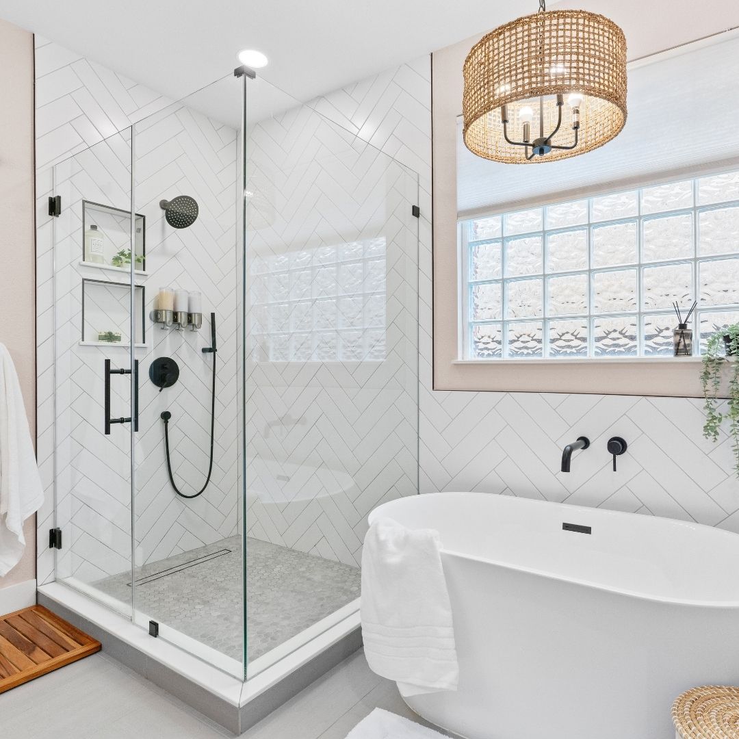 Austin bathroom after remodel