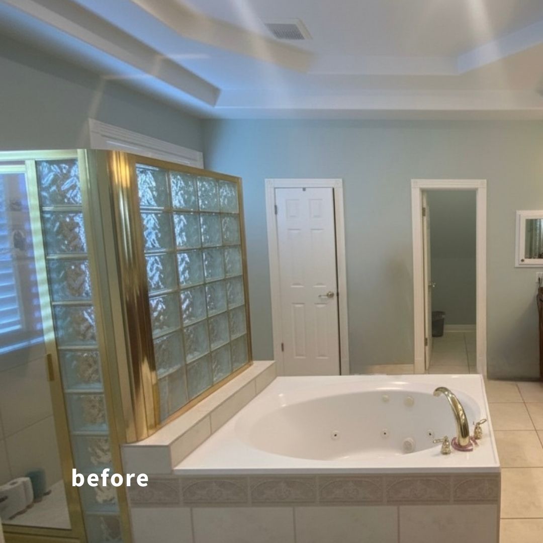 Austin bathroom before remodel