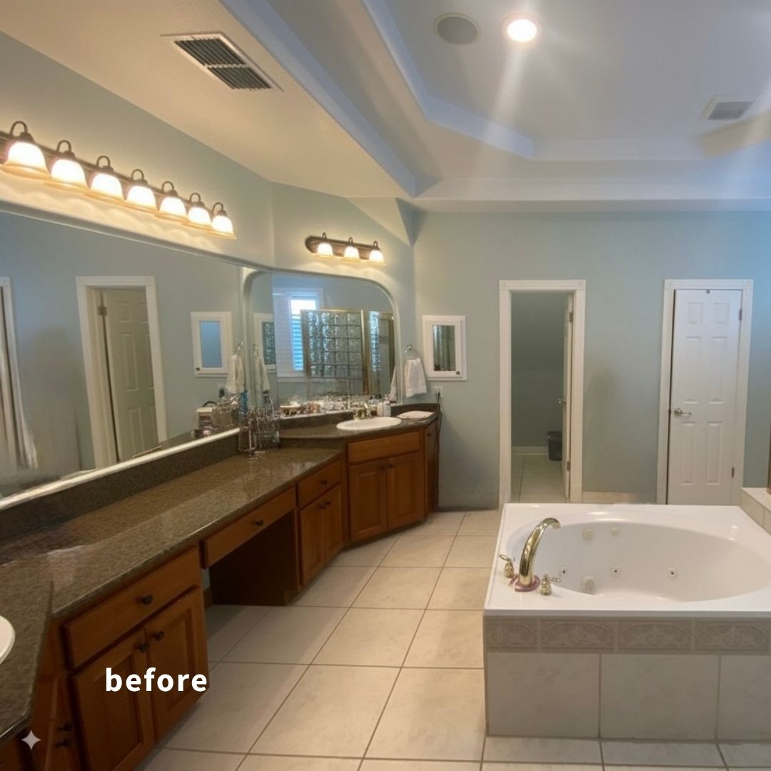 Austin bathroom remodel before