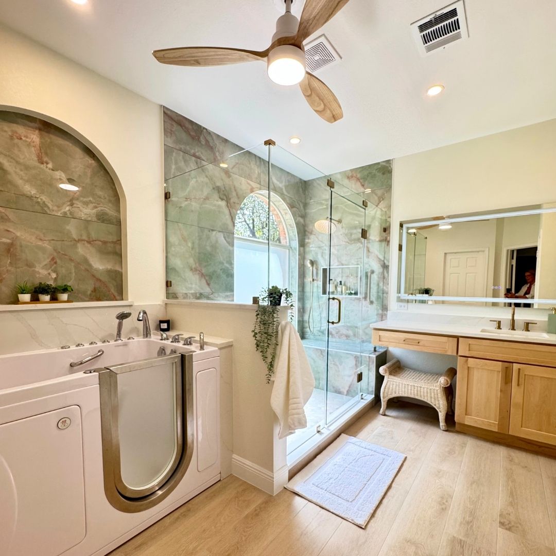 Austin bathroom remodel after