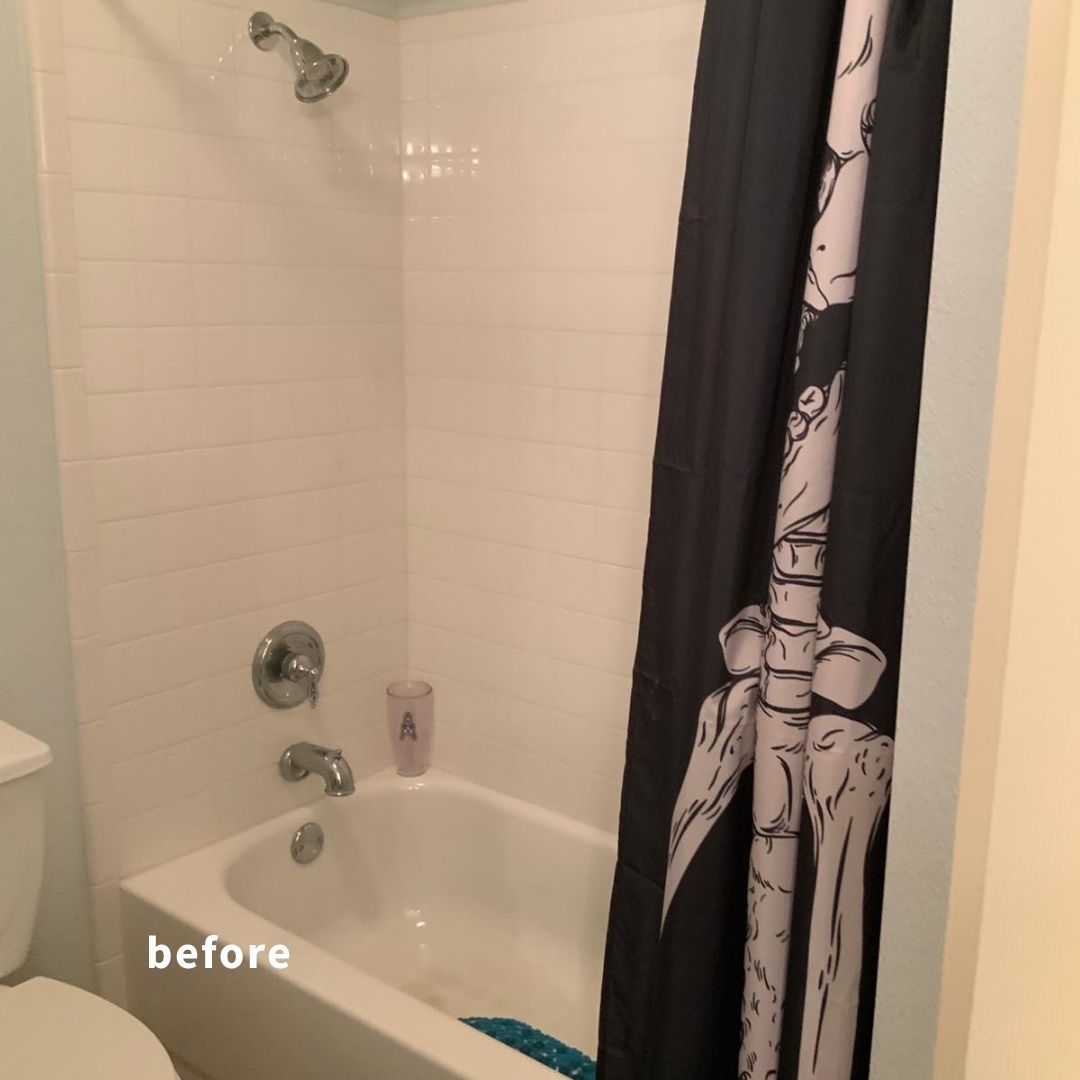 Austin shower remodel before