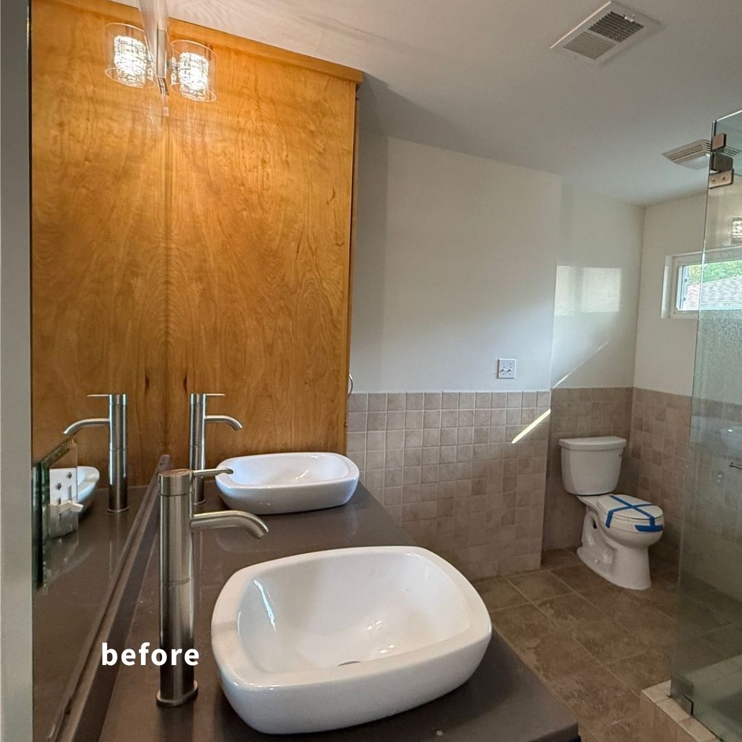 Austin Austin bathroom remodel before outdoor remodel after