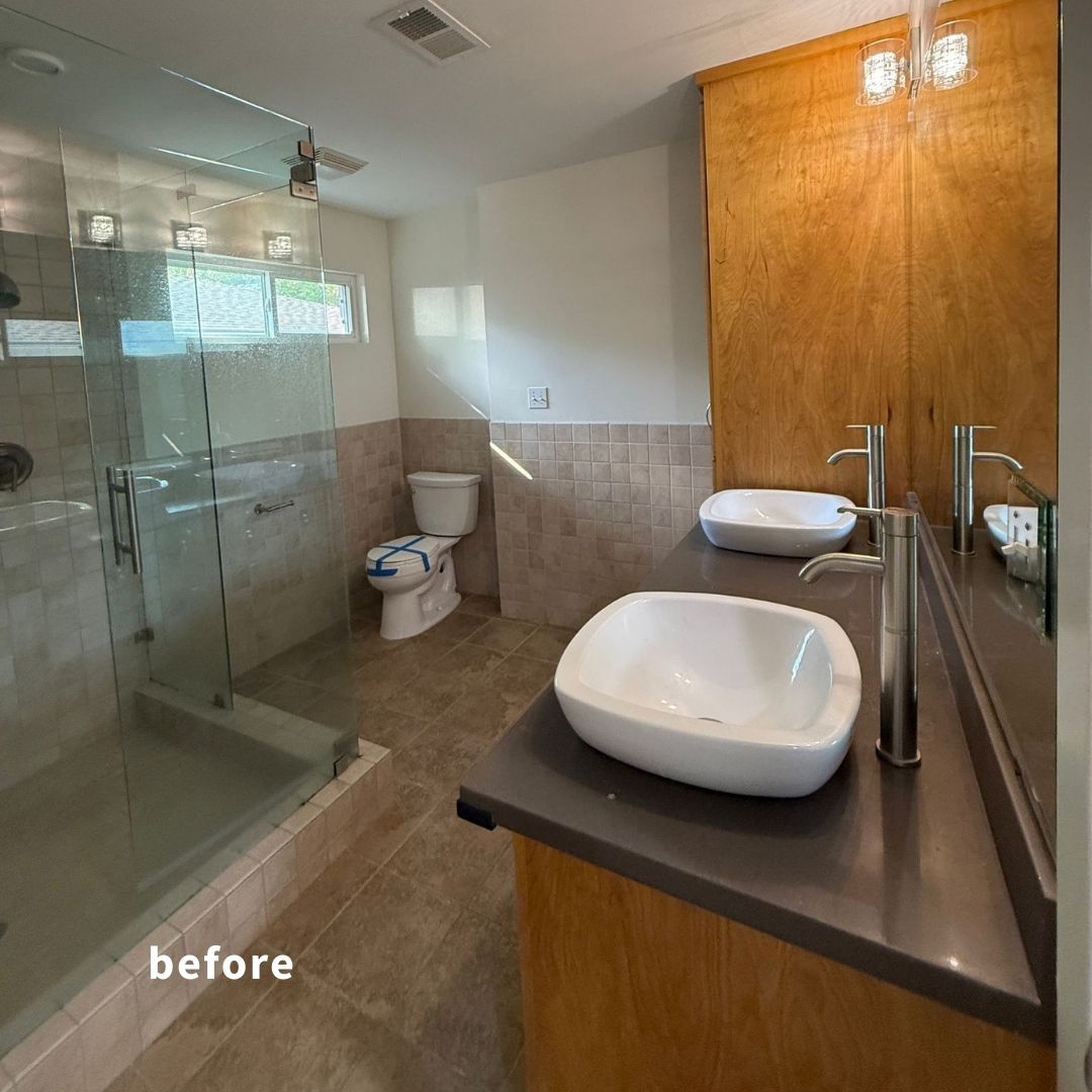 Austin bathroom remodel before