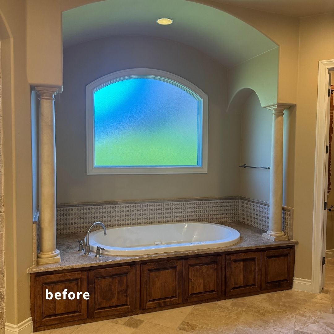 Austin bathroom remodel before