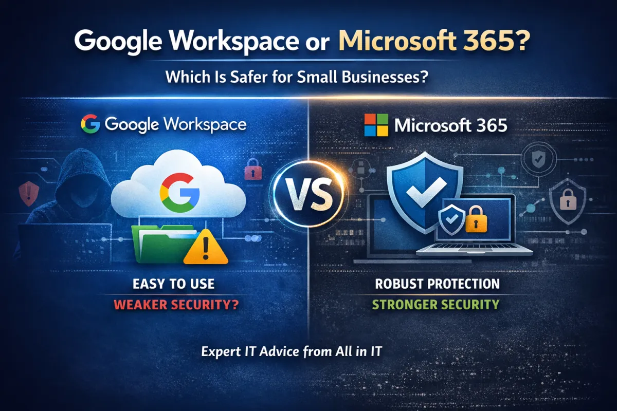 Google Workspace or Microsoft 365 For Small Business