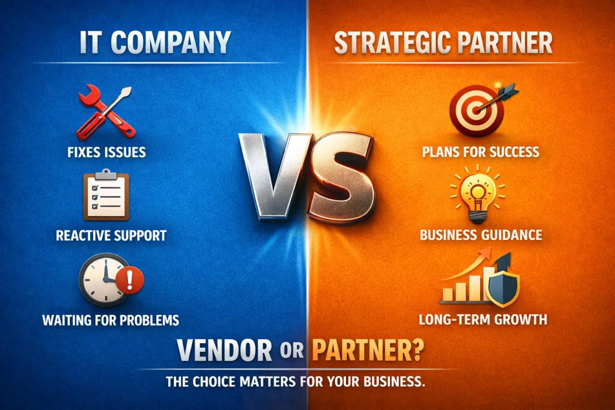 IT Company vs Strategic Partner: What's the Difference?