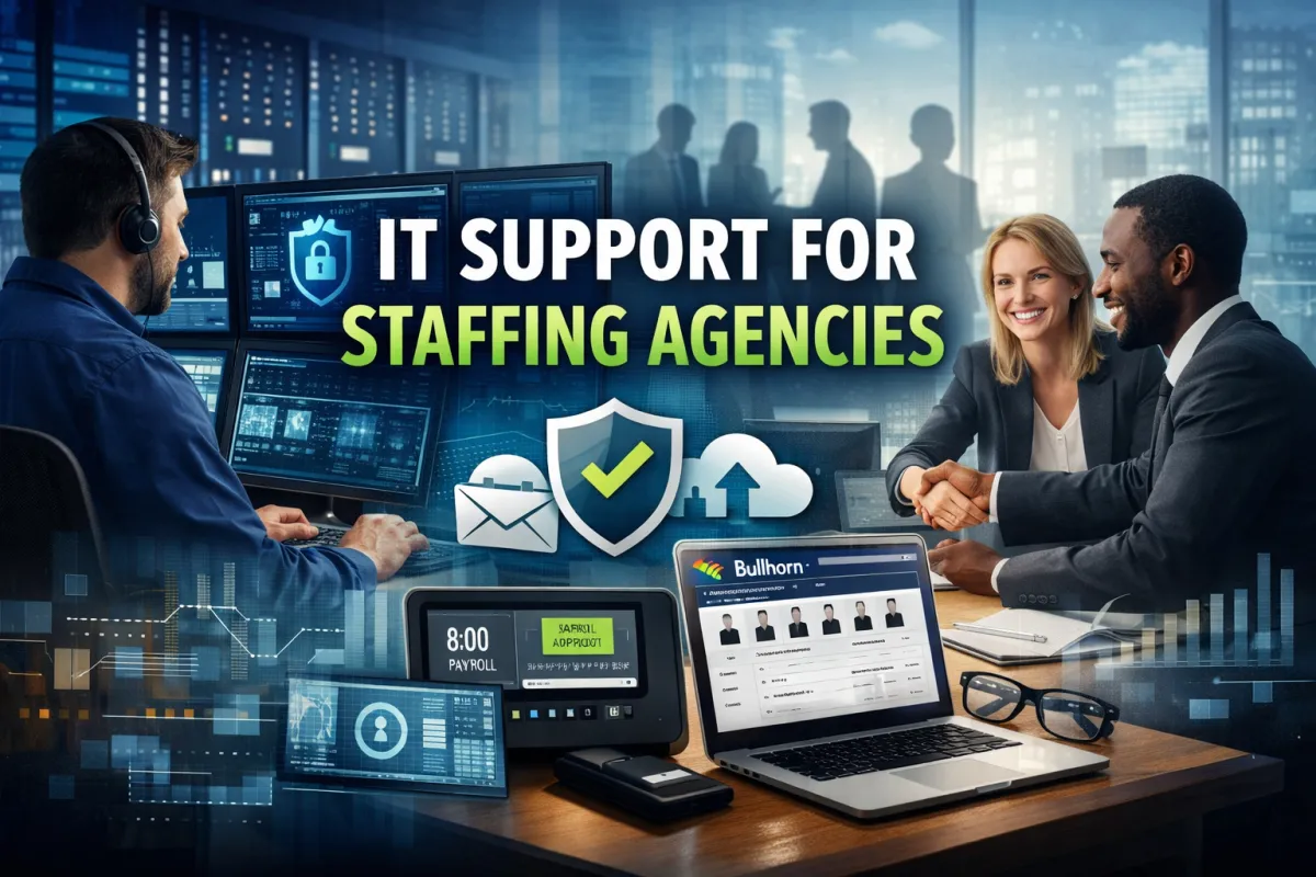 IT Support for Staffing Agencies: When to Outsource and Why It Matters