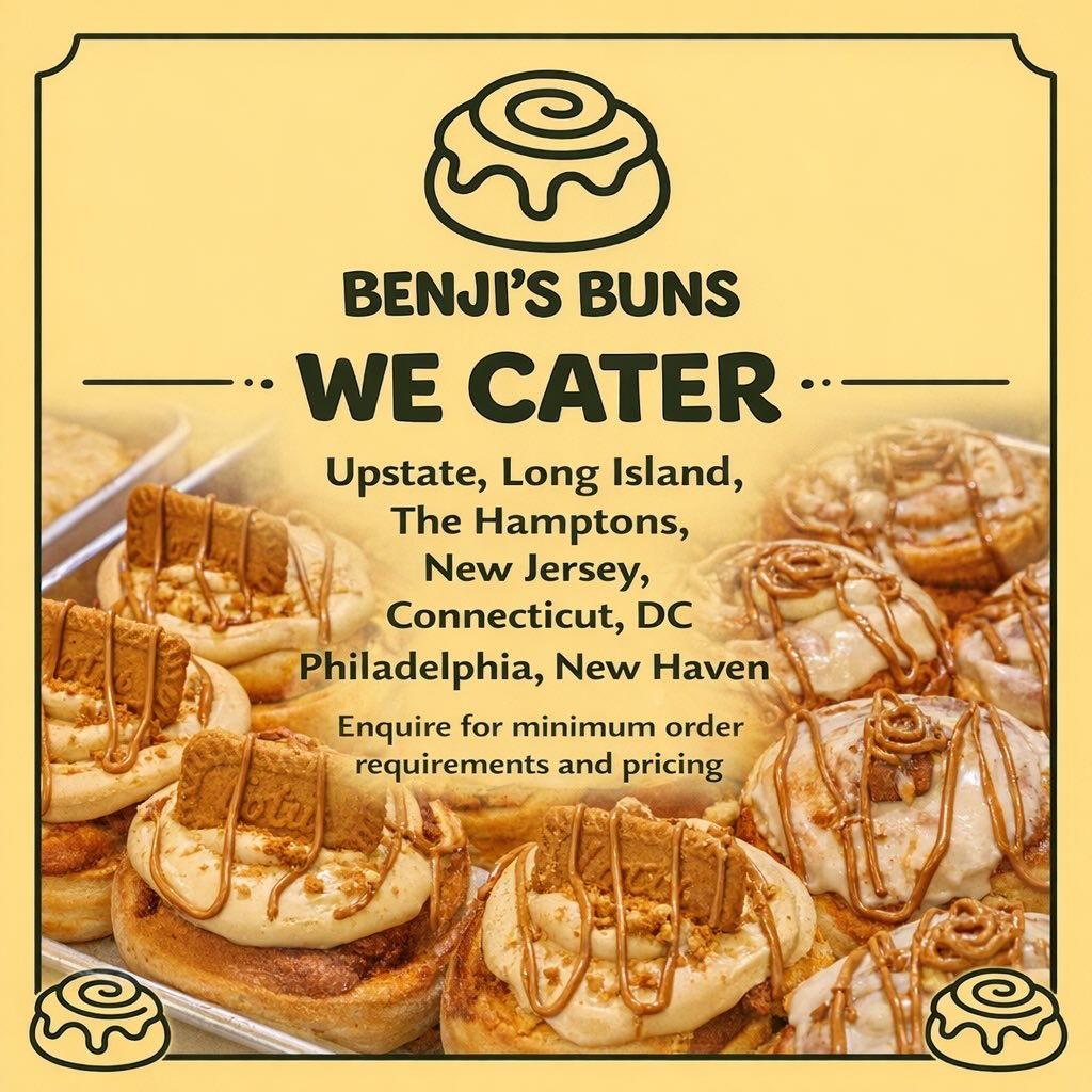 NYC Catering Expands: Benji's Buns West Village Delivers beyond NYC