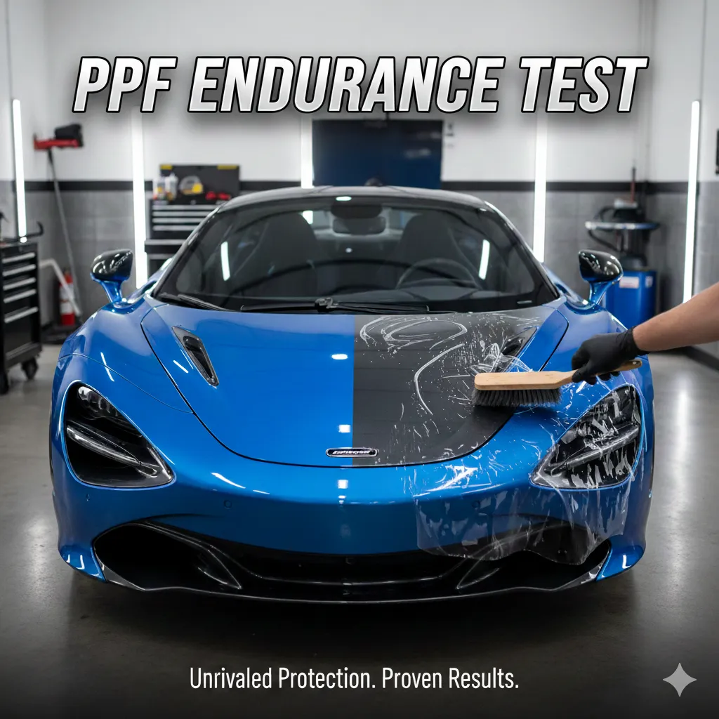 PPF testing by Superquick detailers