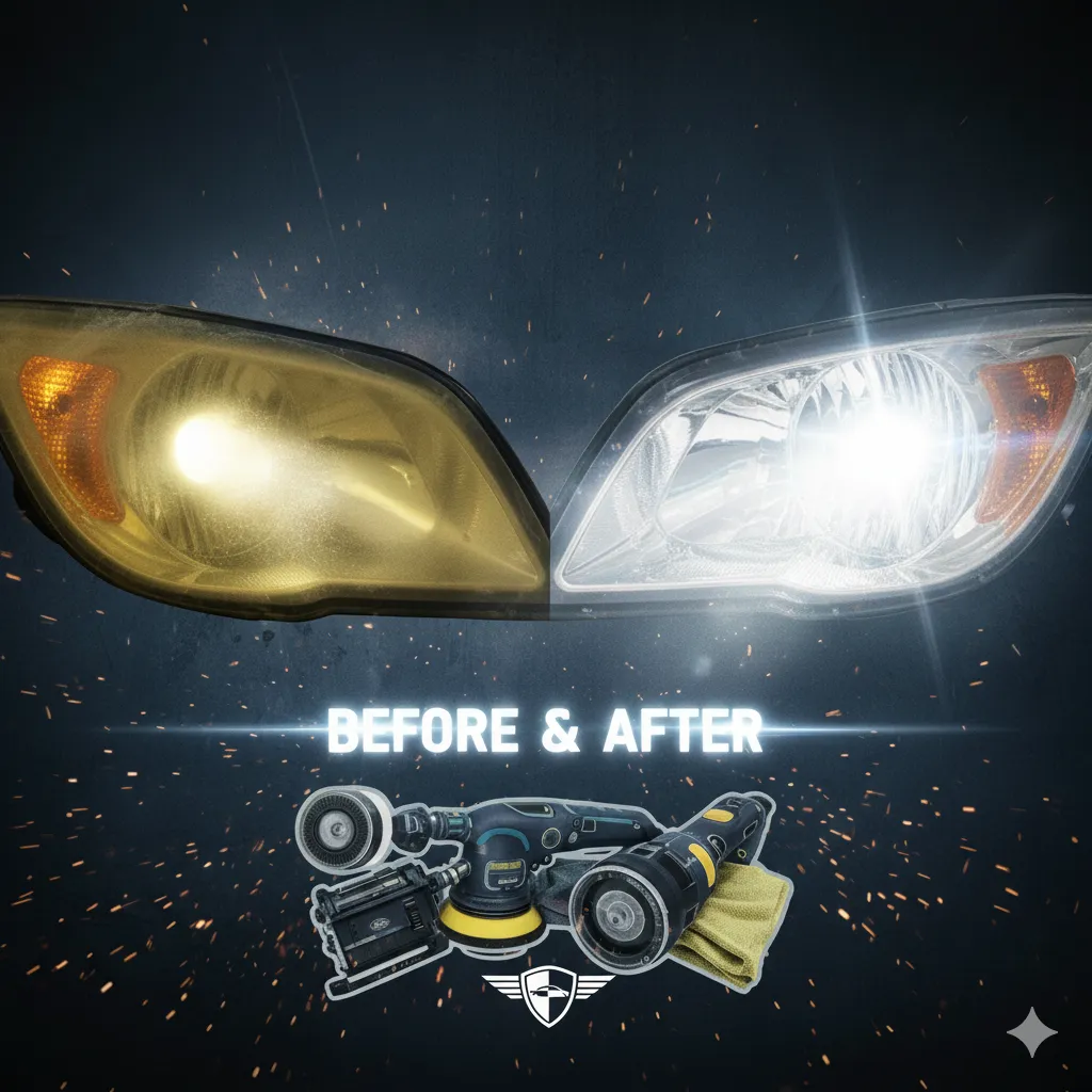 Headlights Restoration by SuperQuick Car Detailers