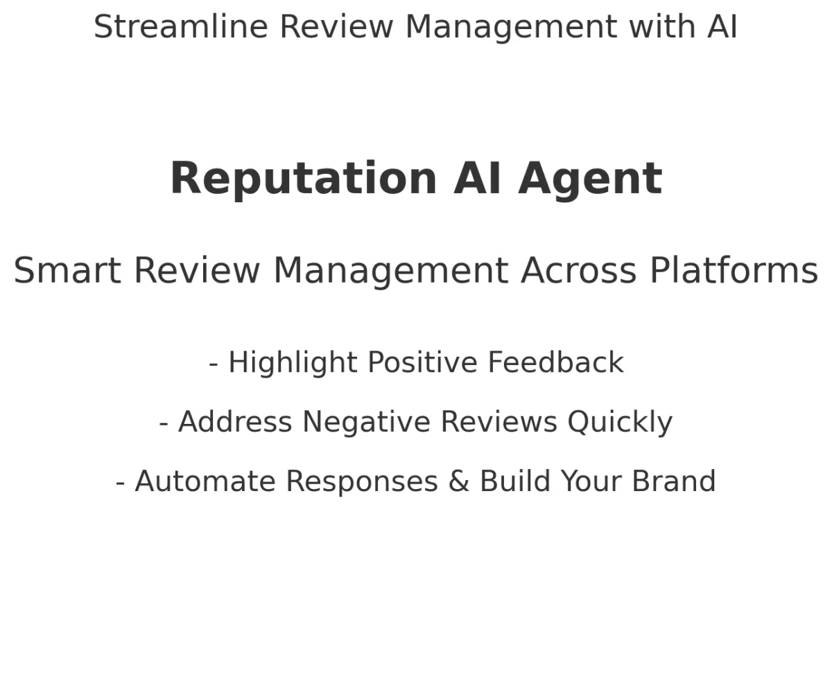 Reputation AI Agent: Smart Review Management