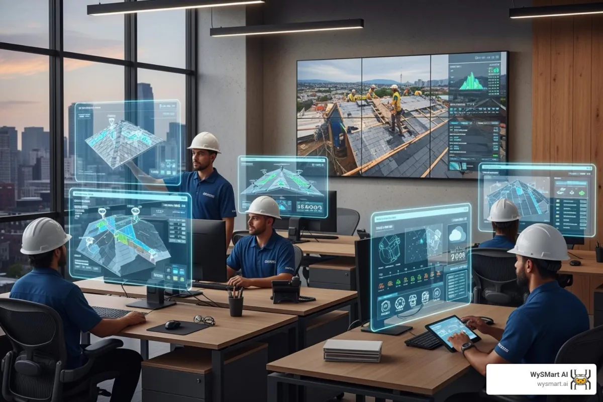 modern roofing company with AI technology - roofing companies - ai custom automation systems