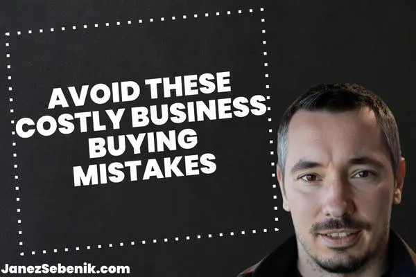 What are the 5 key points to consider when buying an existing business?