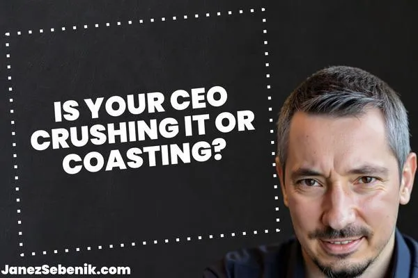 How is a CEO's performance measured?