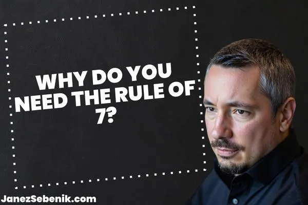 What is the rule of 7 in branding?