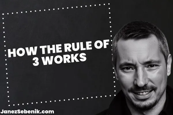 What is the rule of 3 in email marketing?