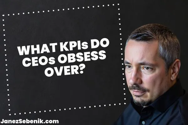 What is a key performance indicator for a CEO?