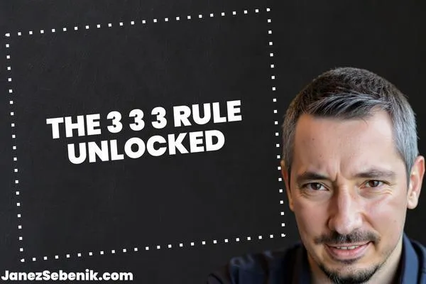 What is the 3 3 3 Rule in Marketing?
