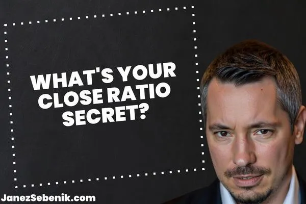 What is a good close ratio for sales?