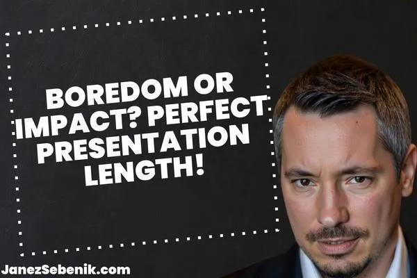 How long should a sales presentation last?